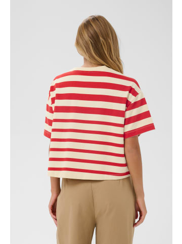SAINT TROPEZ T-shirt PhileneSZ Oversize fit in Valiant Poppy Irregular Stripe