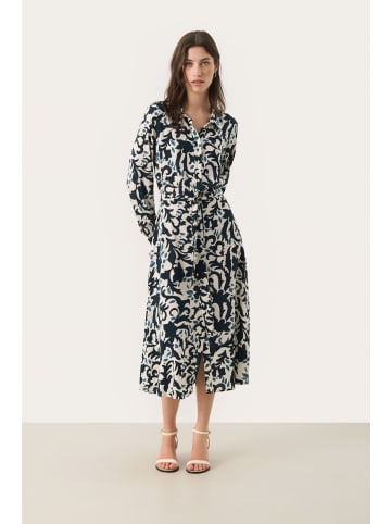 PART TWO Kleid ShelbyPW Feminine Form in Midnight Navy Ornament