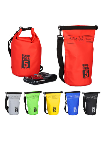 relaxdays Ocean Pack in Rot - 5 l