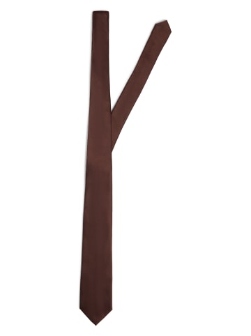 Finshley & Harding Krawatte in schoko - 0002