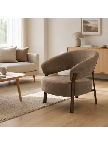 CALICOSY Sessel LIV in Beige - (W)78  x (H)76  x (L)72 cm