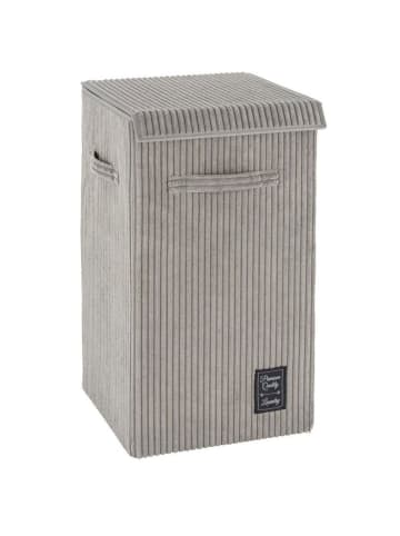Wenko Wäschesammler CORA, 63 L in Grau, (B) 33 x (H) 58 x (L) 33 cm