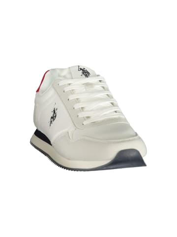 Weiß Polyurethan Herren Sneaker