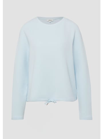 s.Oliver Sweatshirt in 51D0_arktisblau