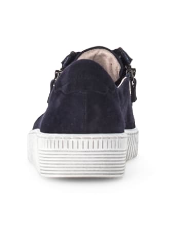 Gabor Plateau Schnürschuhe in Blau