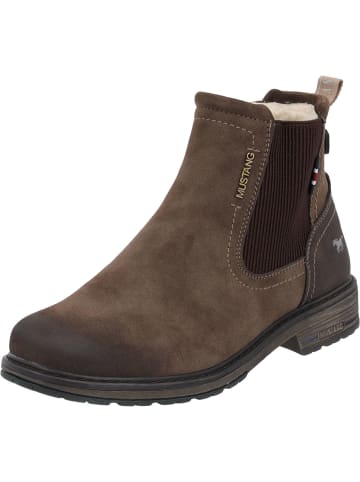 Mustang Chelsea Boots in kaffee