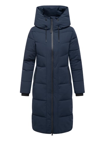 Navahoo Steppmantel Schokokuss XIV in Navy