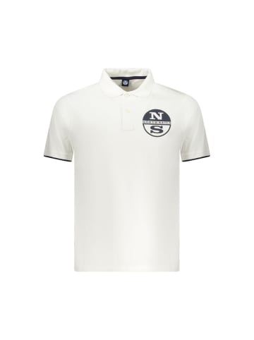 North Sails Weiß Baumwolle Herren Polo