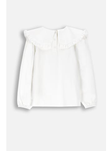 Coccodrillo T-Shirt mit langen Ärmeln in weiß