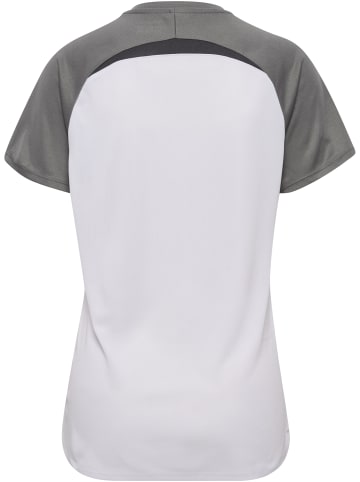Hummel Druckknopf Polo Hmllead Damen in WHITE/STEEL GRAY