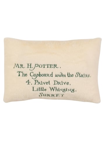 Harry Potter Harry Potter Kissen Hogwarts Aufnahmebrief Brief Dekokissen 30x45 cm in beige