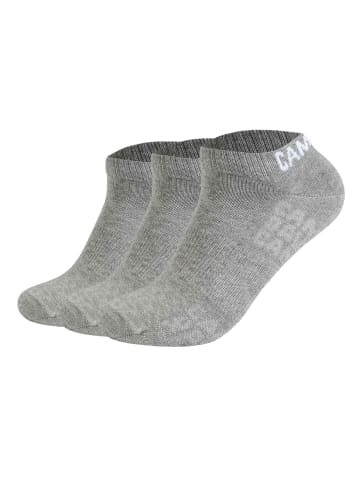 CAMP DAVID  Socken 3er Pack in Grau