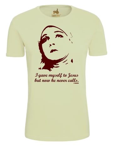 Logoshirt T-Shirt I Gave Myself To Jesus in grün