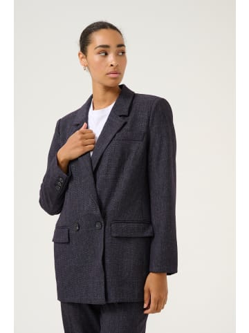 Kaffe Blazer KApernilla Baggy fit in Dark Grey Check