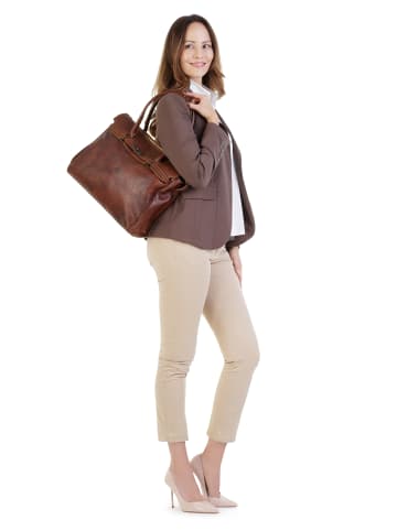 piké Shopper echt Leder in braun