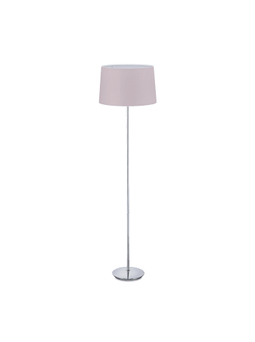 relaxdays Stehlampe in Altrosa - (H)148,5 x Ø40 cm