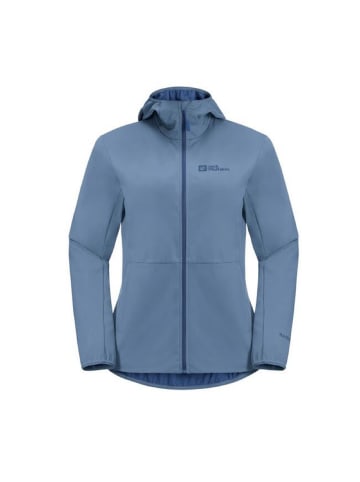 Jack Wolfskin Unterjacke/Softshelljacke FELDBERG HOODY W in Blau