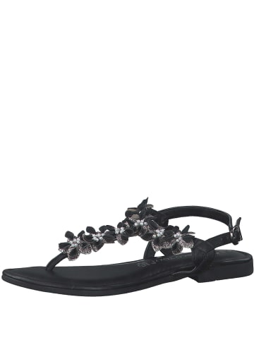 Marco Tozzi Zehenstegsandalen in Schwarz