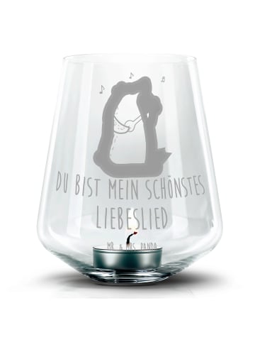Mr. & Mrs. Panda Windlicht Bär Lied mit Spruch in Transparent