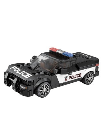 COFI 1453 Reobrix 662 Polizei Auto Klemmbaustein Set 372 Teile ab 14 in Schwarz Weiß
