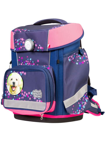 SCHOOL-MOOD Schulranzenset 7-tlg. Champion Maxx Pro Leni Hund in Braun