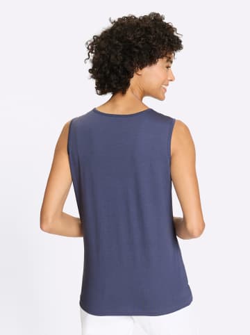 Sieh an! Top in rauchblau