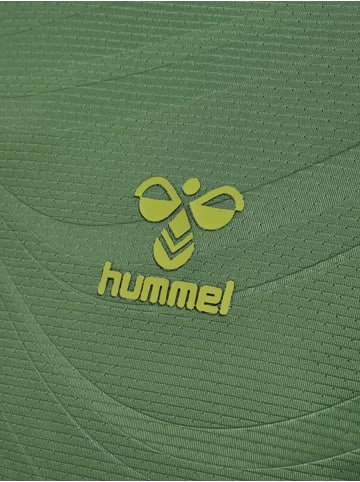 Hummel Hummel T-Shirt Hmlongrid Multisport Herren Atmungsaktiv Leichte Design Feuchtigkeitsabsorbierenden in MYRTLE/DARK CITRON