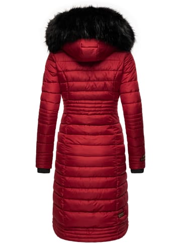 Navahoo Wintermantel Umay in Dark Red