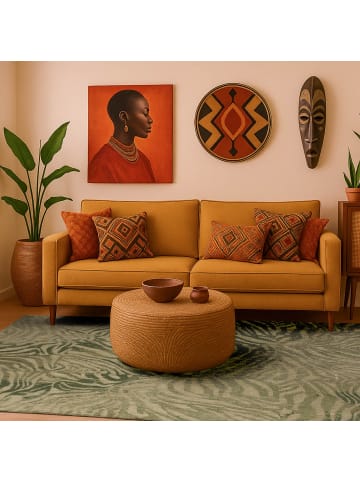 lola & moi Teppich Jade Imperial in grün