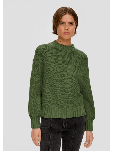 s.Oliver Strickpullover langarm in Olive