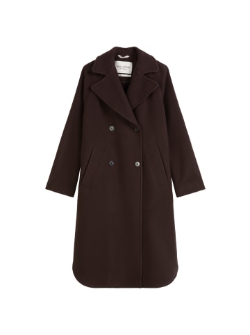 Marc O'Polo Mantel im Cape-Stil oversized in dark coffee