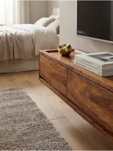 KADIMA DESIGN Lowboard Hängend Sheesham Massivholz 108x25x34 cm TV-Schrank ,