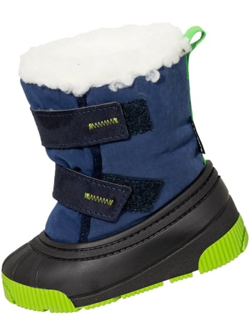 Spirale Kinder-Winterstiefel Winky gefüttert in blau