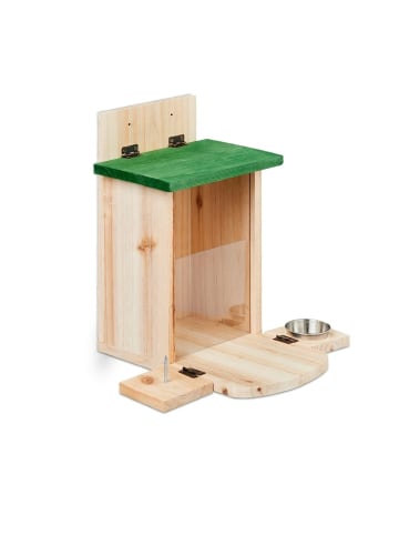 Eichhörnchen Futterhaus in Natur/ Grün