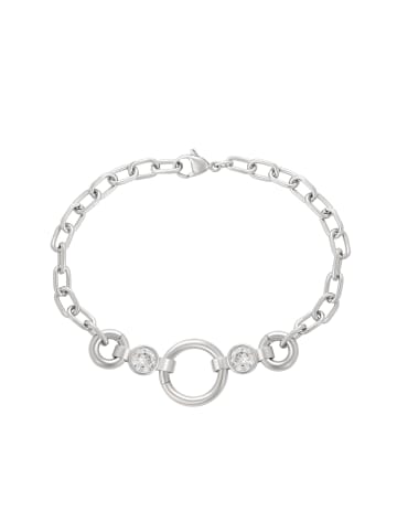 faina Women Cable Chain Link Bracelet in Silver