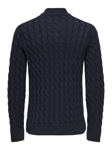 ONLY & SONS Strickpullover in Dark Navy