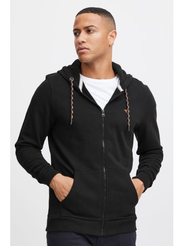 BLEND Kapuzensweatjacke BHLobal in Nachtschwarz