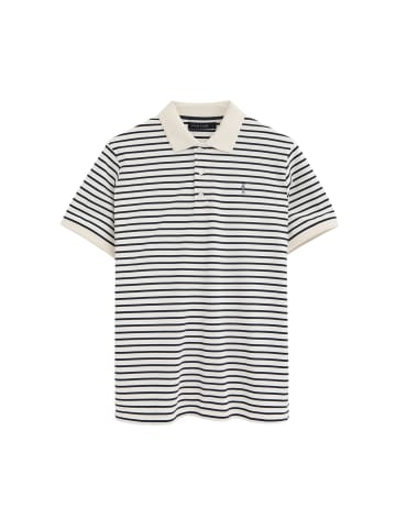 Polo Club Poloshirt RIGBY GO POLO SS STRIPES in Ecru-Navyblau