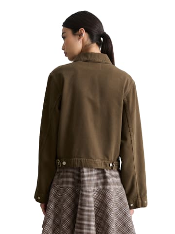 Marc O'Polo DENIM Oversize-Jeansjacke cropped in Hazelnut Brown