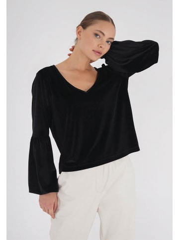 Freshlions Langarmshirt Viveka in black