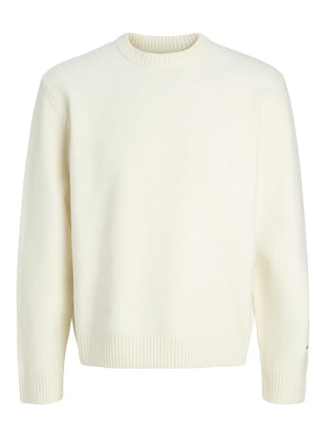 Jack & Jones Pullover JORNORREBRO KNIT CREW NECK in Weiß