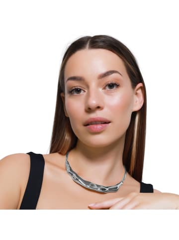 Steel_Art Collier Damen Benita silberfarben poliert in silberfarben poliert