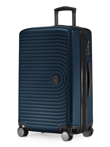 Hauptstadtkoffer Mitte - Mittelgroßer Koffer Trolley Reisekoffer TSA, 68cm, 4 Rollen, 88 L in Dunkelblau