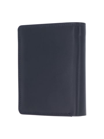Golden Head Polo Geldbörse RFID Leder 10 cm marineblau