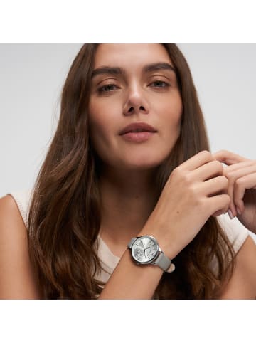 Tamaris Armbanduhr Spring Flower in grau
