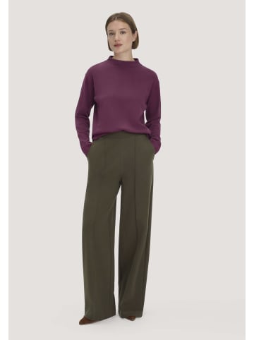 Hessnatur Hessnatur Hose Wide Leg Relaxed aus Bio-Baumwolle in vintage oliv