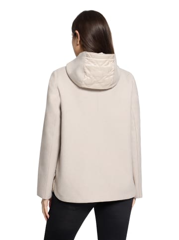Betty Barclay Wolljacke mit Kapuze in Nature Melange