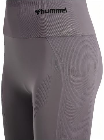 Hummel Leggings "Tif Seamless High Waist Tights" in Grau