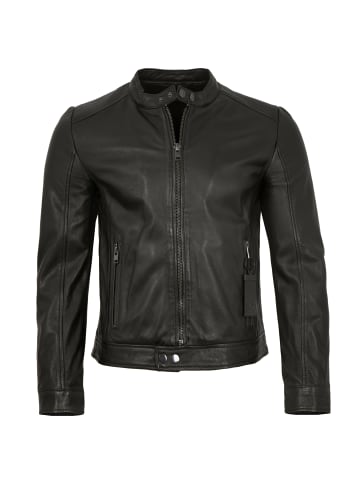 Mauritius Lederjacke Lammnappa in Schwarz