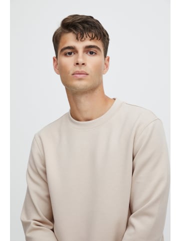 CASUAL FRIDAY Basic Langarm Rundhals Pullover CFSebastian in Hellgrau